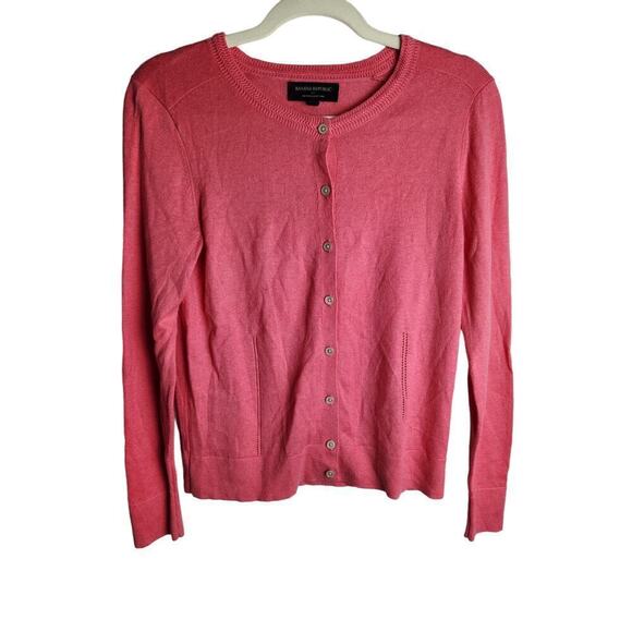 Banana Republic Sweaters - Banana Republic Luxeyarn button front cardigan sz SP preppy romantic academic